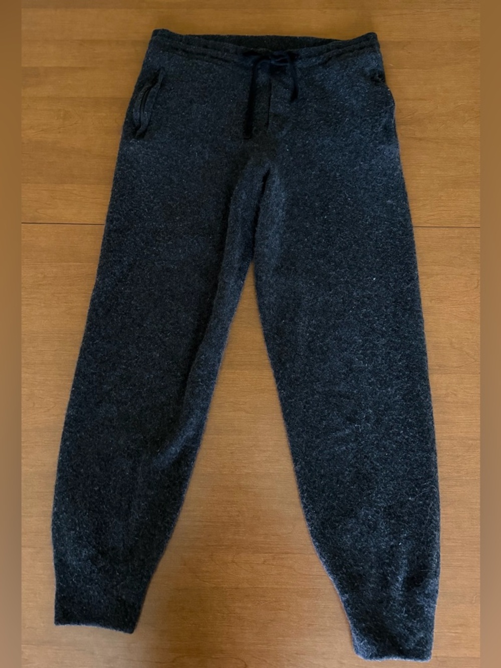 James Perse Charcoal Black Knit Pants